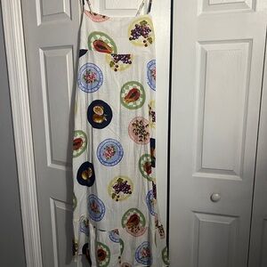Colorful Patterned Maxi Dress